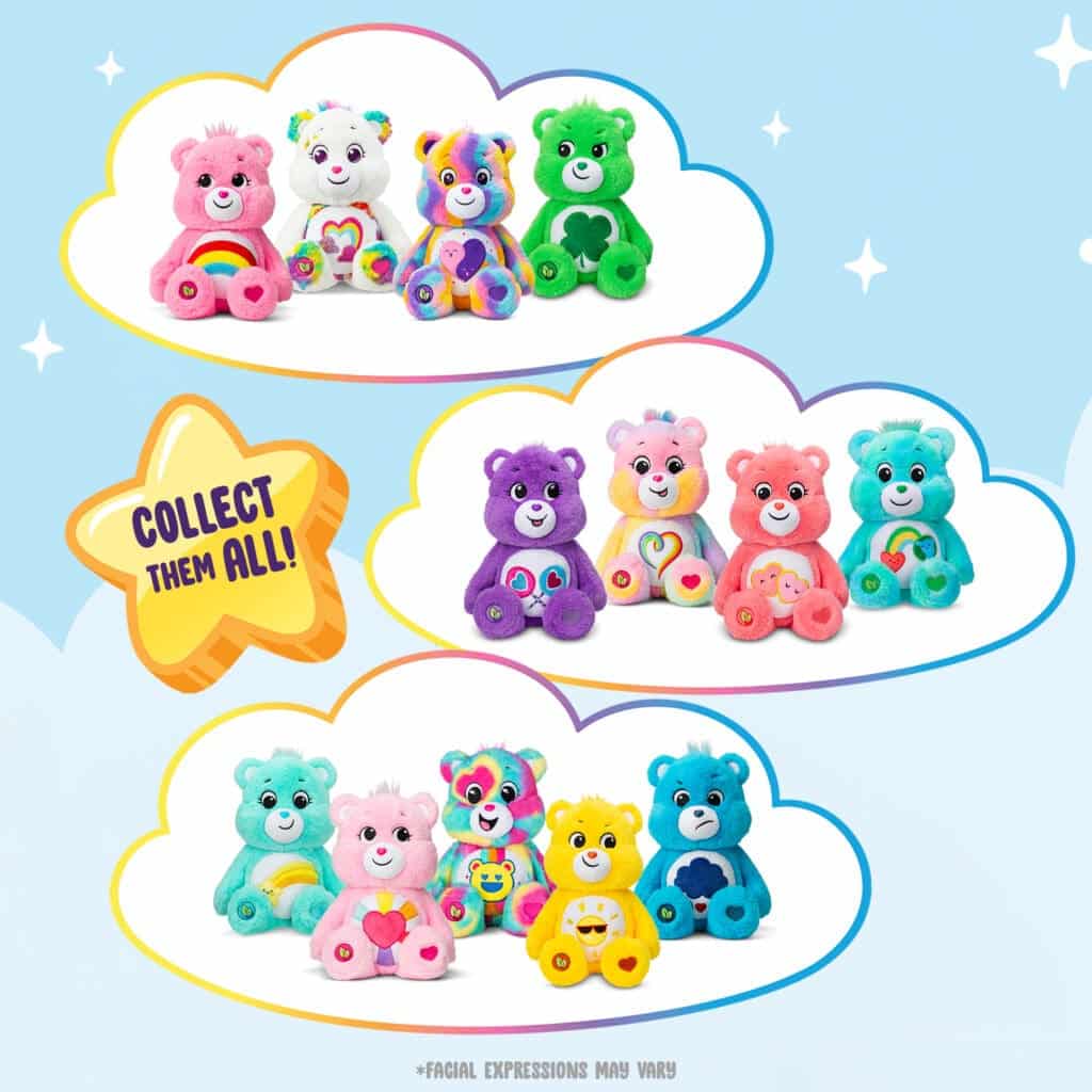 Care Bears Medium Plush Group