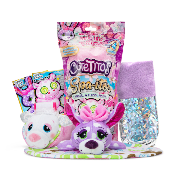 Cutetitos Spaitos plush blind bags group image with packaging