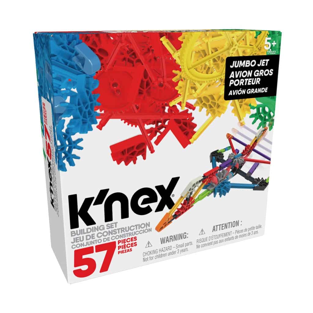 K'nex jubo jet building set in packaging on white background.